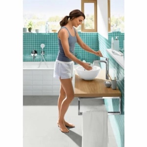 Baterie lavoar inalta Hansgrohe Logis E 230 crom lucios - Img 3