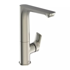 Baterie lavoar inalta Ideal Standard Connect Air argintiu Silver Storm cu pipa rotativa - Img 1