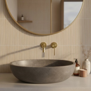 Baterie lavoar incastrata Rea Foster Brush Gold - Img 5