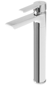 Baterie Lavoar REA ARGUS CHROME HIGH, Montaj Pe Blat, Capat Fix, Monocomanda, Inaltime 28.5 Cm, Culoare Crom, Finisaj Lucios - Img 6