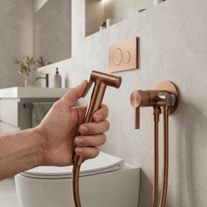 Baterie pentru bideu Rea Foster Brush Copper - Img 3