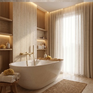 Baterie pentru cadă REA Venti Brush Gold - Img 4