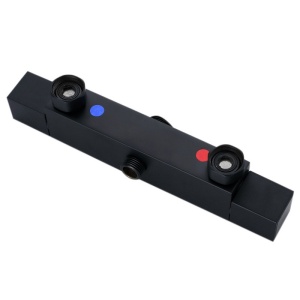 Baterie pentru dus neagra cu termostat si cu efect de ploaie T153B-BL - Img 13