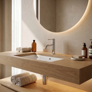 Baterie pentru lavoar Rea Venti Chrome Low - Img 8