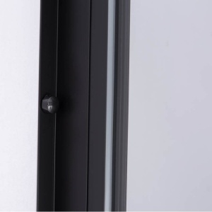 Cabina de dus BS11B Patrata 90x90cm, Design Modern +Cada de dus Riko, Culoare Negru - Img 14