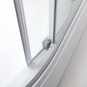 Cabina de dus din sticla securizata cu cadita de dus inalta montaj stanga Maja 115 x 85 cm - Img 15