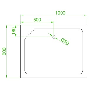 Cabina de dus dreptunghiulara cu hidromasaj si cadita inclusa montaj dreapta Alma 100 x 80 cm - Img 22