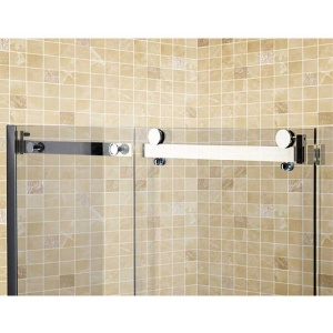Cabina de dus dreptunghiulara din sticla securizata cu rame cromate si cadita alba inclusa KZ203C-SXL03E 120 x 80 cm - Img 11