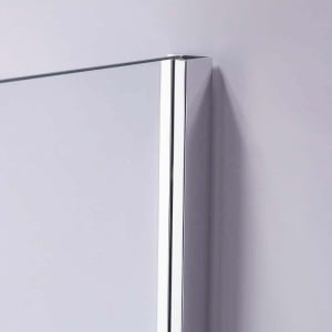 Cabina de dus dreptunghiulara din sticla securizata cu rame cromate KZ103 90 x 80 cm - Img 13