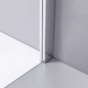 Cabina de dus dreptunghiulara din sticla securizata si rame cromate KZ103 90 x 80 cm - Img 12
