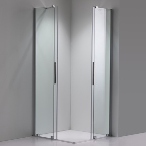 Cabina de dus patrata ASTRA-CH-A-80x2+D crom 80x80 cm 8 mm - Img 2