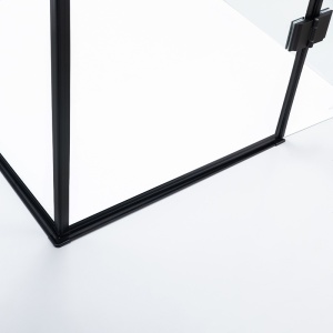 Cabina de dus patrata KZ25 negru mat 90 x 90 cm sticla 6 mm - Img 22