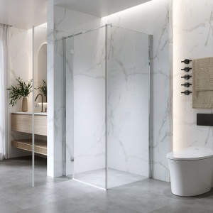 Cabina de dus patrata MO-93590 cu rame cromate 90 x 90 x 195 cm - Img 2