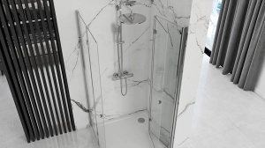 Cabina de dus pliabil Rea Fold N2, 90x100 cm - Img 2