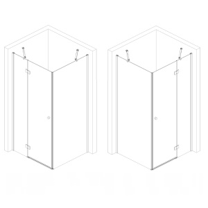 Cabina De Dus Rectangulara PRO A703, Dimensiuni La Alegere, Inaltime 195 Cm - Img 7