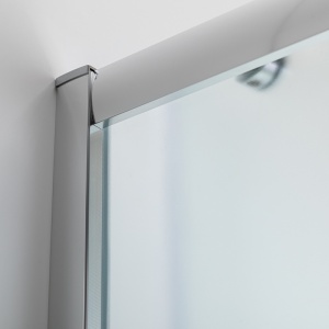 Cabina de dus semicirculara din sticla securizata cu cadita de dus inalta Maja 90 x 90 cm - Img 14