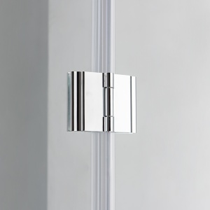 Cabina de dus semicirculara din sticla securizata rame cromate KZ92B 90 x 90 cm - Img 9