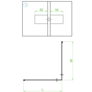 Cabina dus cu cadita inclusa, culoare negru, dimensiuni 90x90cm - Img 13