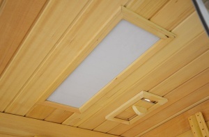 Cabina multifunctionala sauna uscata, sauna cu aburi si cabina de dus, montaj stanga alba 180 x 110 x 223 cm - Img 19