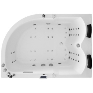 Cada asimetrica cu hidromasaj si cromoterapie SPA MUE-004A stanga 170 x 120 x 70 cm - Img 2
