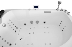 Cada asimetrica cu hidromasaj si cromoterapie SPA MUE-004A stanga 170 x 120 x 70 cm - Img 12
