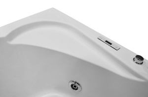 Cada baie cu hidromasa si SPA Black pentru o persoana, montaj stanga, 169 x 90 x 56 cm - Img 16