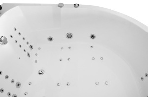Cada cu hidromasaj de colt MUE-004A Dreapta, 170 x 120 cm, 2 persoane, baterie termostatica si cromoterapie - Img 10