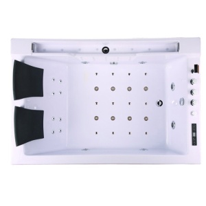 Cada cu hidromasaj dubla cu incalzitor Fenix 606BH montaj stanga, 180 x 120 cm, alb lucios - Img 18