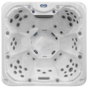 Cada cu hidromasaj, jacuzzi pentru gradina PRO-1377 pentru 6 persoane 210 x 210 x 80 cm