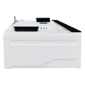 Cada cu hidromasaj pentru 2 persoane Kalambo 914 cu carcasa neagra – 190 x 150 cm - Img 5
