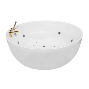 Cadă de baie albă cu spa și hidromasaj PRO-18027 – 180 × 180 × 60 cm - Img 4