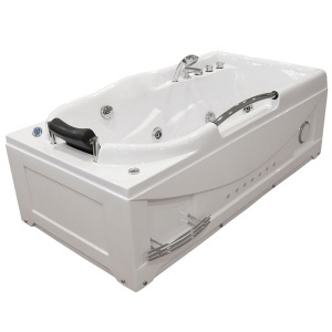 Cada de baie cu hidromasaj MO-1634B SPA, 170 x 87 x 60 cm, cromoterapie, Bluetooth, baterie termostatica - Img 3