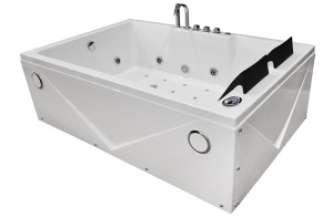Cada de baie cu hidromasaj si Turbo Spa pentru 2 persoane 186 x 121 x 65 alba - Img 24