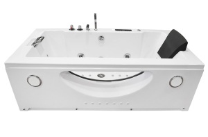 Cada de baie cu hidromasaj Turbo Spa 180 x 91 x 60 cm alba - Img 5