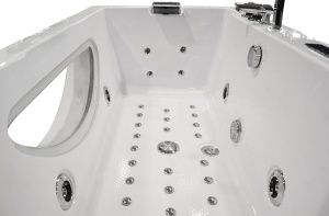 Cada de baie cu hidromasaj Turbo Spa 180 x 91 x 60 cm alba - Img 15