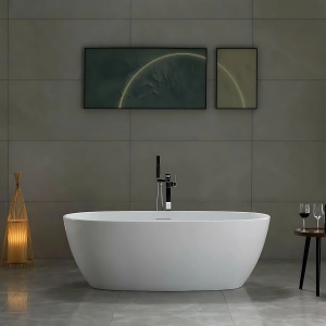 Cadă de baie freestanding acrilică Roma 170 cm - Img 5