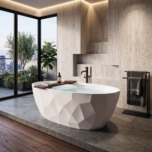 Cada de baie freestanding Rea Celia 170 cm