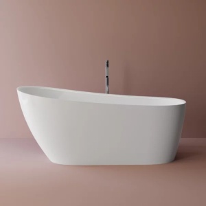 Cada freestanding din compozit Marmite Santorini 169x74 cm - Img 1