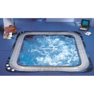 Cada hidromasaj jacuzzi pentru exterior PRO-1308 pentru 7 persoane 222 x 222 x 97 cm - Img 2