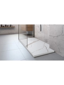 Cadita de dus 90x90 Bazalt CARRARA White - Img 5