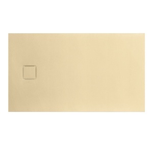 Cadita de dus dreptunghiulara din compozit de piatra Pro Exclusive cappuccino 140 x 80 x 4 cm - Img 2