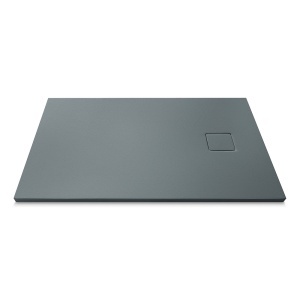 Cadita de dus dreptunghiulara din compozit mineral Pro Exclusive gri albastru 100 x 80 x 4 cm - Img 3