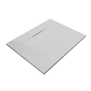 Cadita de dus dreptunghiulară SMC alba, MO-GD12080KS, 120 x 80 x 2.6 cm