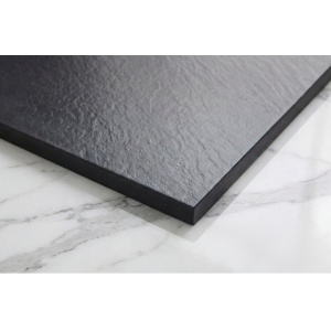 Cadita de duș neagra cu sifon Veldman Toledo Slim, dimensiuni multiple - Img 4