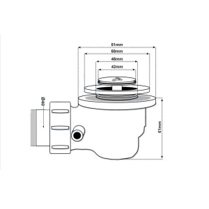 Cadita de dus pentagonala inalta Hydrosan SXL07A 80x80 cm neagra - Img 10
