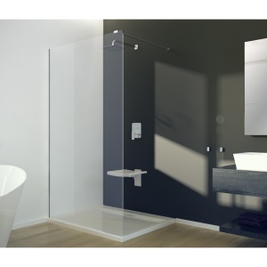 Cadita Dus din Acril PRO BESCO Ultra Slim, Sifon Inclus, Dimensiuni , 90 X 140 cm, Alb - Img 6