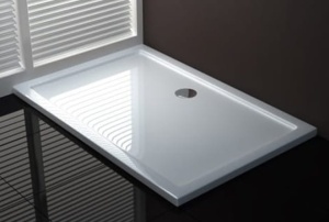 Cadita Dus Din Acril PRO VELDMAN, Sifon Inclus, Dop Crom Inclus, Dimensiuni 80 X 80 Cm, 90 X 90 Cm, 100 X 100 Cm, Alb - Img 3