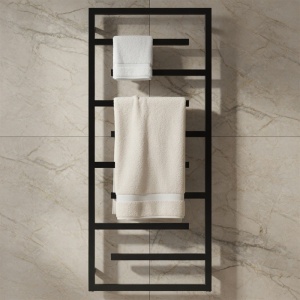 Calorifer de baie tip portprosop Anika negru mat – 138 x 60 cm - Img 16