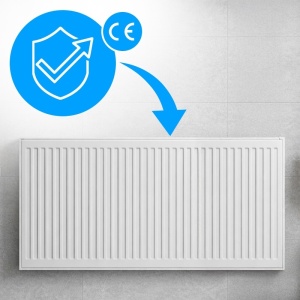 Calorifer din otel tip 22 cu conectare laterala Calor-WH-3, 60 x 120 cm, 1890 W, alb - Img 2