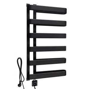 Calorifer electric, portprosop, Rea Artas 90x50 cm Negru Mat